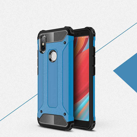 Xiaomi Redmi S2 Kılıf Zore Crash Silikon Kapak Mavi