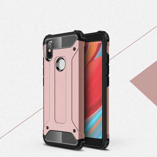 Xiaomi Redmi S2 Kılıf Zore Crash Silikon Kapak Rose Gold