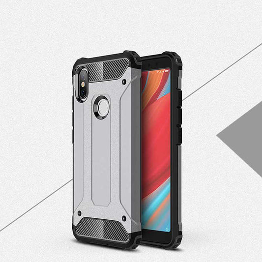 Xiaomi Redmi S2 Kılıf Zore Crash Silikon Kapak Gri