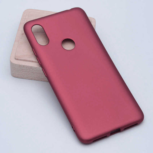 Xiaomi Redmi S2 Kılıf Zore Premier Silikon Kapak Mürdüm