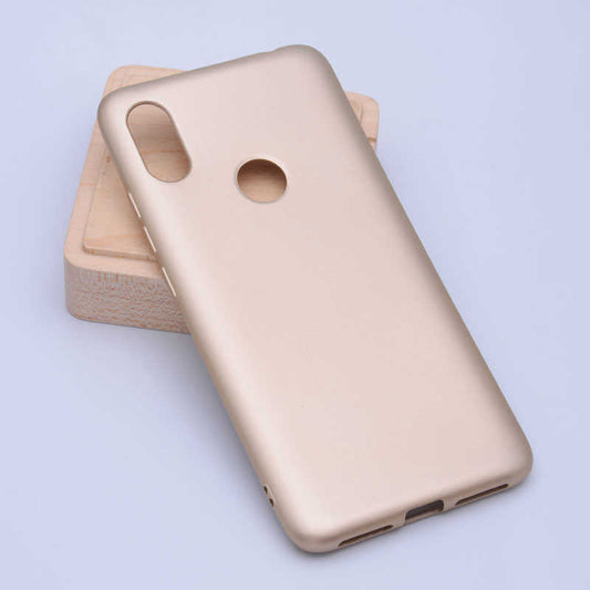 Xiaomi Redmi S2 Kılıf Zore Premier Silikon Kapak Gold
