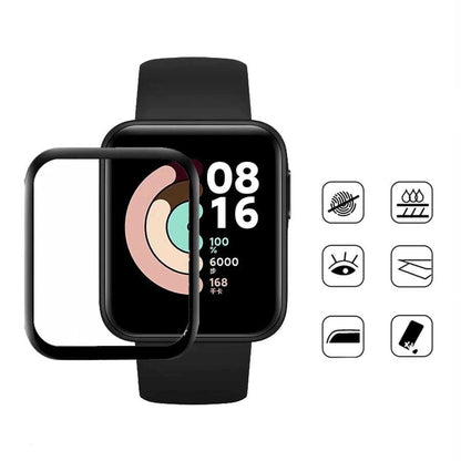 Xiaomi Redmi Watch 3 Active Zore PMMA Pet Saat Ekran Koruyucu Siyah
