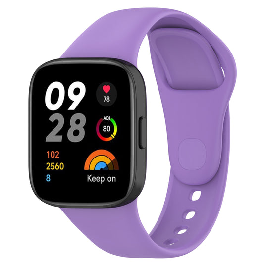 Xiaomi Redmi Watch 3 Zore KRD-81 Silikon Kordon Lila