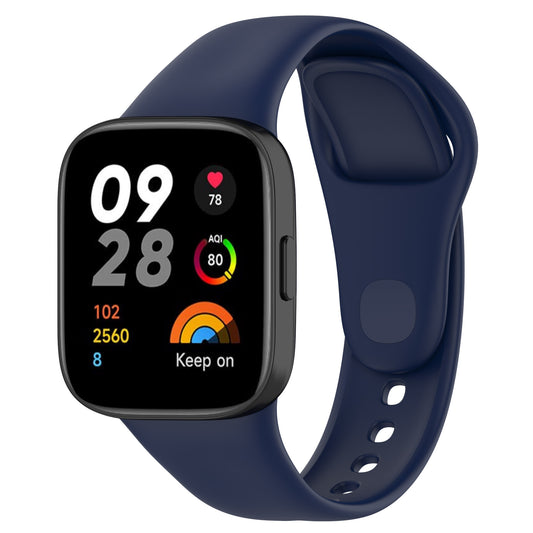 Xiaomi Redmi Watch 3 Zore KRD-81 Silikon Kordon Lacivert