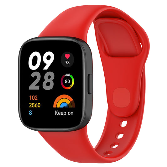 Xiaomi Redmi Watch 3 Zore KRD-81 Silikon Kordon Kırmızı