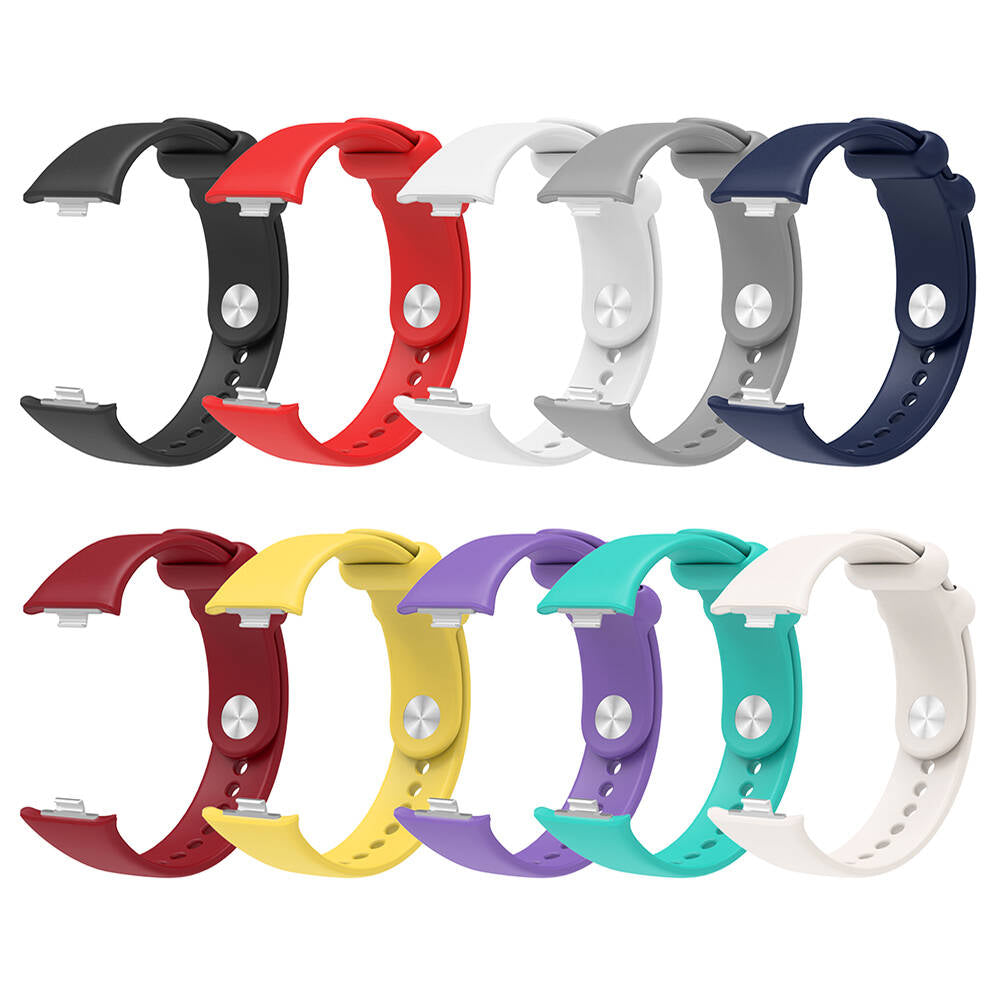 Xiaomi Redmi Watch 4 Zore KRD-109 Silikon Kordon Kırmızı