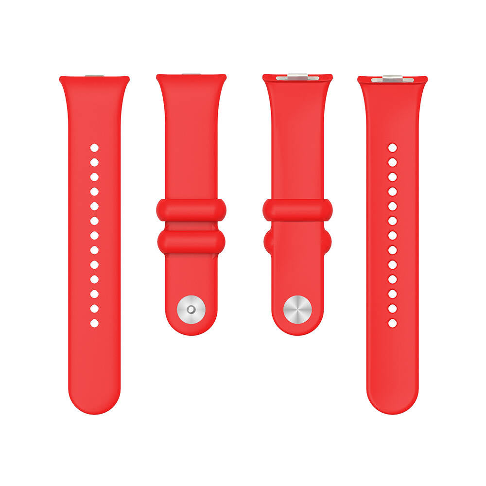 Xiaomi Redmi Watch 4 Zore KRD-109 Silikon Kordon Kırmızı