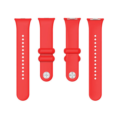 Xiaomi Redmi Watch 4 Zore KRD-109 Silikon Kordon Kırmızı