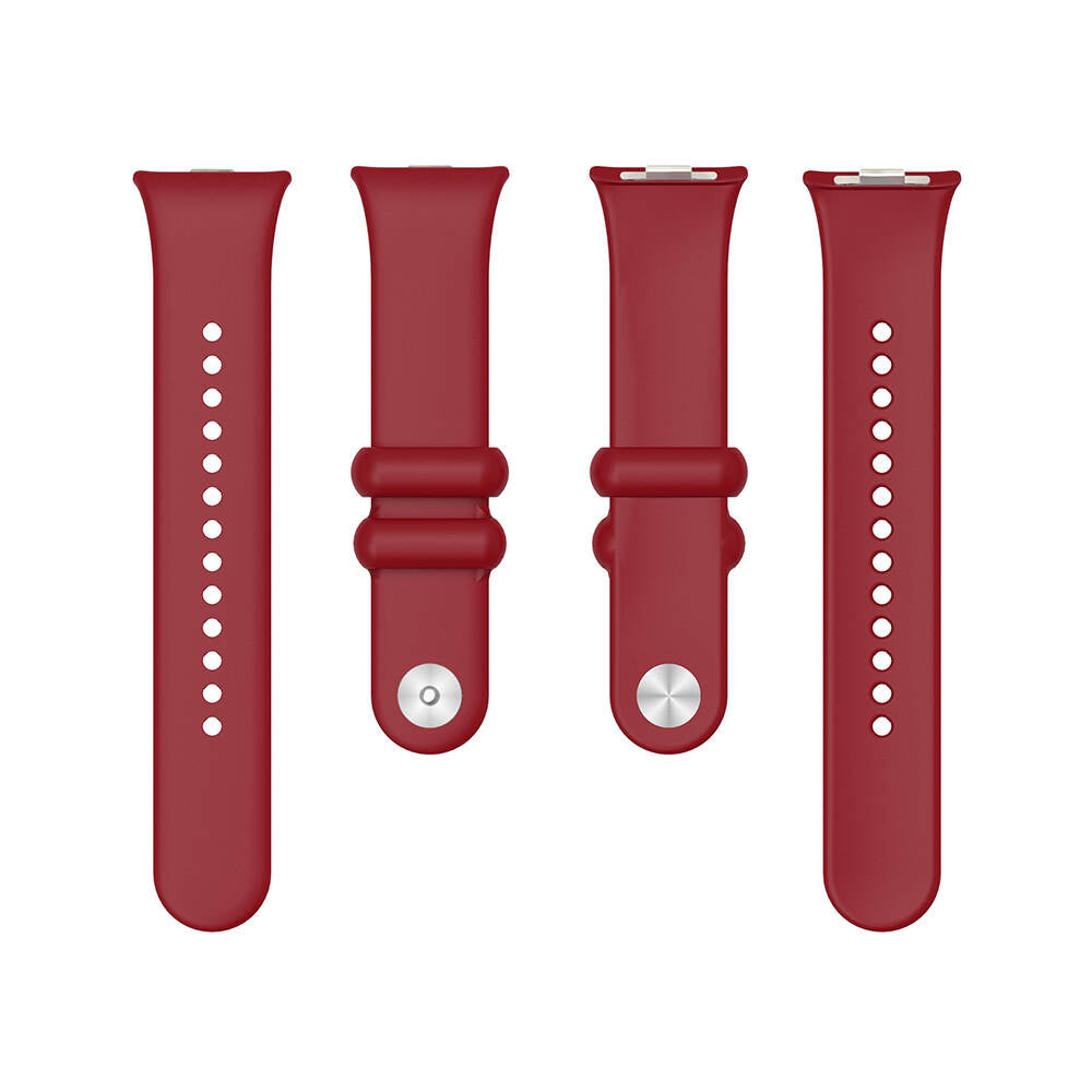 Xiaomi Redmi Watch 4 Zore KRD-109 Silikon Kordon Kırmızı