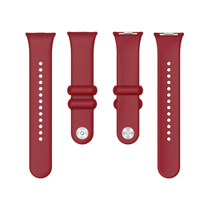 Xiaomi Redmi Watch 4 Zore KRD-109 Silikon Kordon Kırmızı