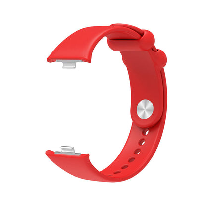 Xiaomi Redmi Watch 4 Zore KRD-109 Silikon Kordon Kırmızı