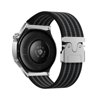 Xiaomi Redmi Watch 5 Active Zore KRD-133 22mm Naylon Kumaş Hasır Örgülü Kordon Siyah