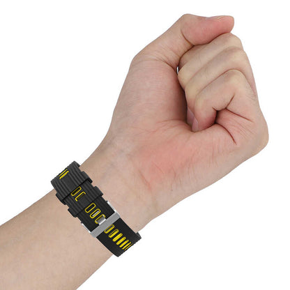 Xiaomi Redmi Watch 5 Active Zore KRD-55 Silikon Kordon Beyaz-Siyah