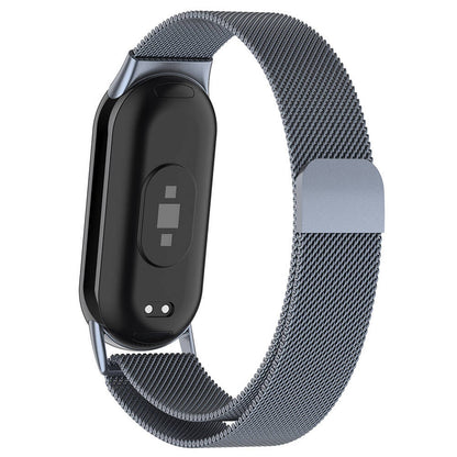 Xiaomi Smart Band 8 Zore KRD-01 Metal Kordon Gümüş