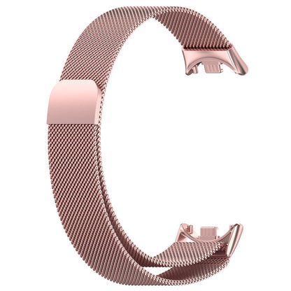 Xiaomi Smart Band 8 Zore KRD-01 Metal Kordon Gümüş