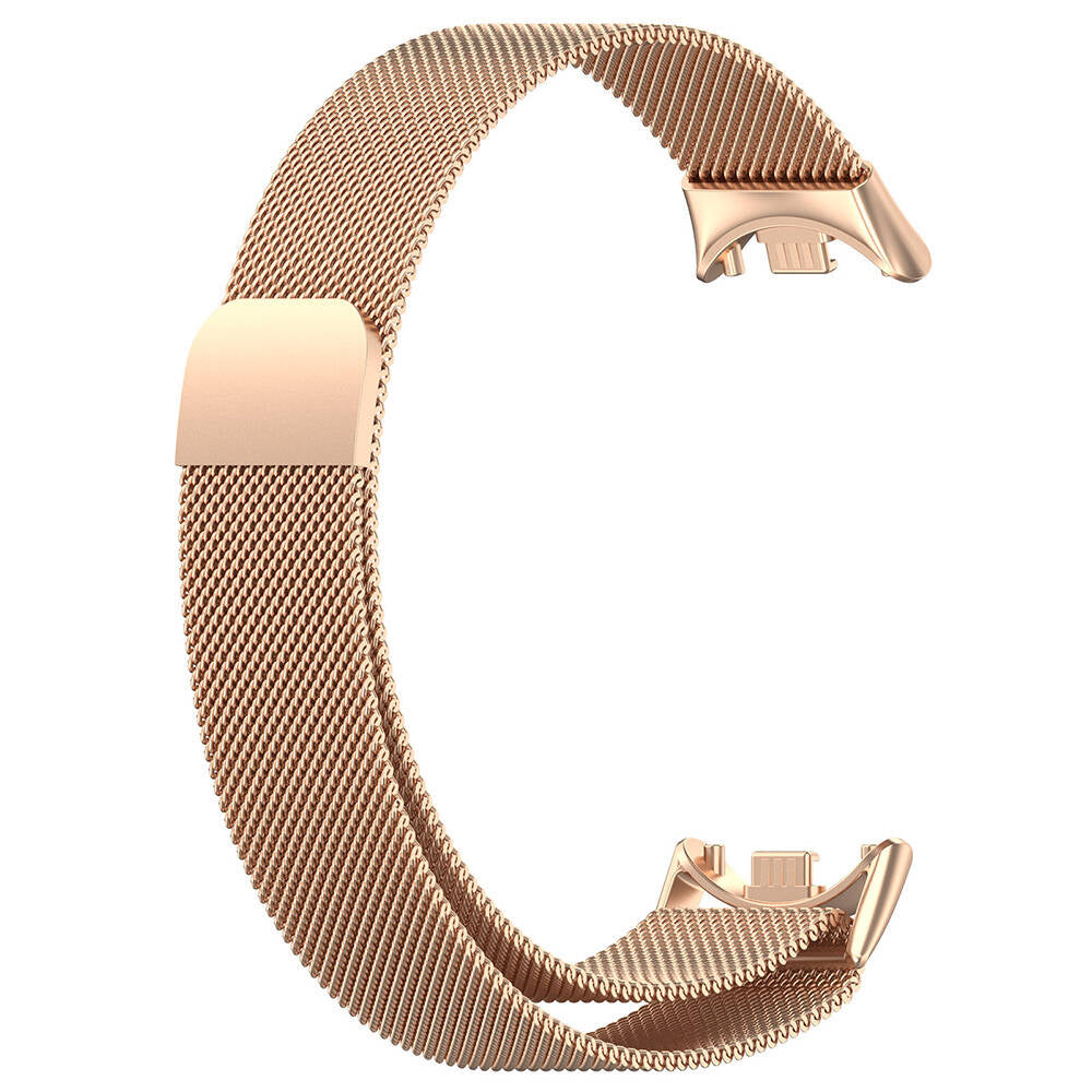 Xiaomi Smart Band 8 Zore KRD-01 Metal Kordon Gümüş