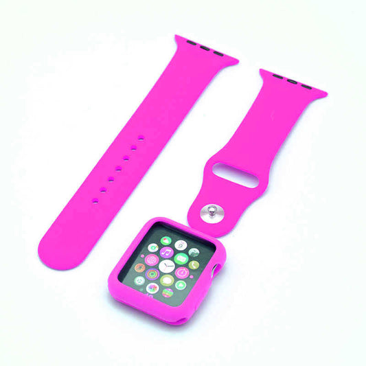 Apple Watch 38mm Zore 3 in 1 Klasik Kordon Pembe