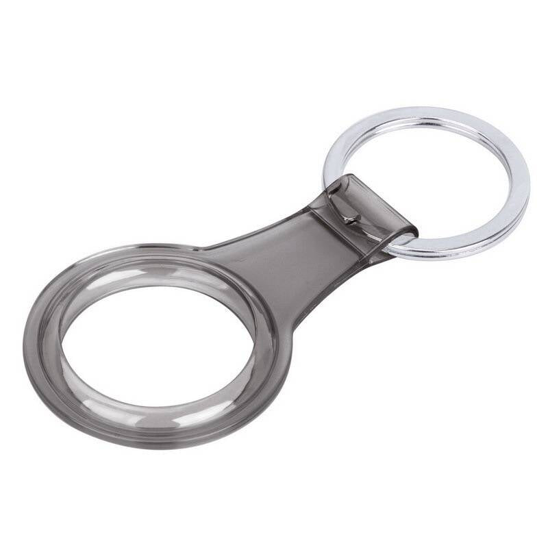 Zore Airtag 07 Silikon Anahtarlık Siyah