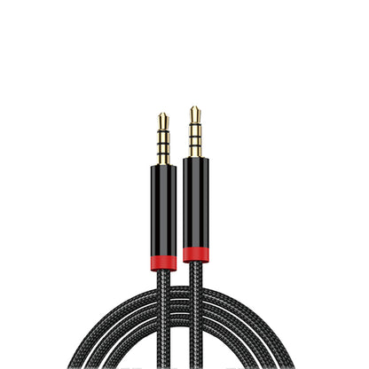 Zore AU-708 Örgü Tasarımlı Aux Audio Kablo 3.5mm 3m Beyaz