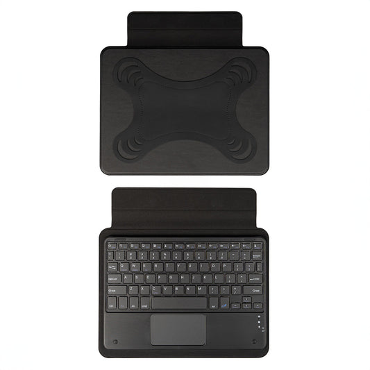 Zore Border Keyboard 8" inç Universal Bluetooh Bağlantılı Standlı Klavyeli Tablet Kılıfı Siyah