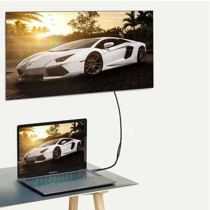 Zore Extension USB3.2 Type-C PD Uzatma Kablosu 100W 20Gbps 4K@60Hz 1.5 Metre Siyah