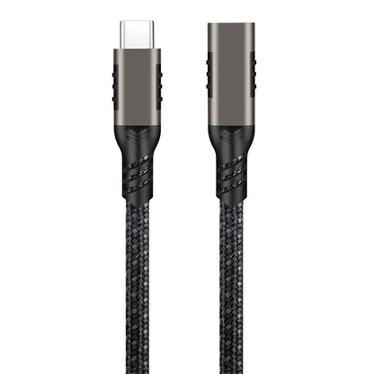 Zore Extension USB3.2 Type-C PD Uzatma Kablosu 100W 20Gbps 4K@60Hz 2 Metre Siyah