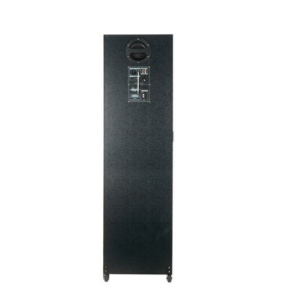 Zore GD-2126 Dijital LED Göstergeli FM Radyolu Mikrofonlu RGB TWS Çift 12 inç Stereo Bass Kablosuz Karaoke Hoparlör Siyah