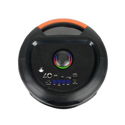 Zore GD-692 FM Radyolu Mikrofonlu RGB TWS 6.5 inç Stereo Bass Kablosuz Karaoke Hoparlör Siyah