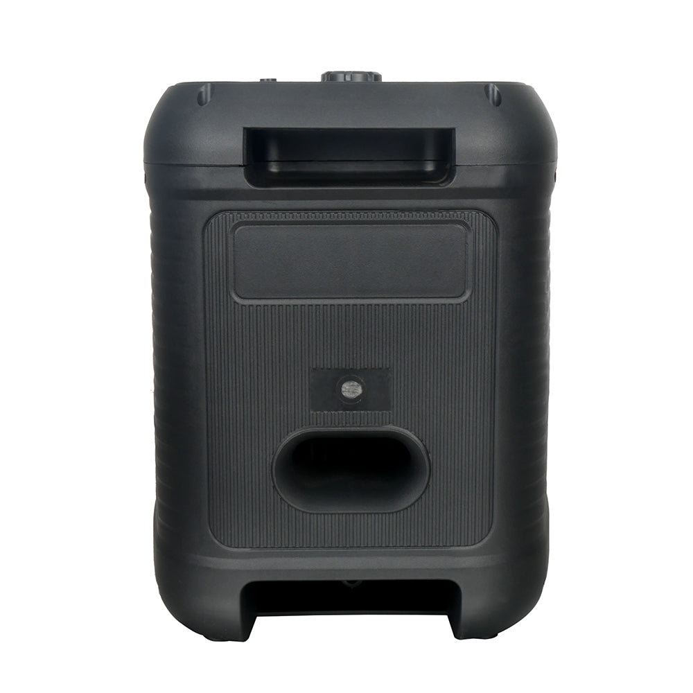 Zore GD-907 Dijital LED Göstergeli FM Radyolu Mikrofonlu RGB TWS 8 inç Stereo Bass Kablosuz Karaoke Hoparlör Siyah