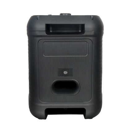Zore GD-907 Dijital LED Göstergeli FM Radyolu Mikrofonlu RGB TWS 8 inç Stereo Bass Kablosuz Karaoke Hoparlör Siyah