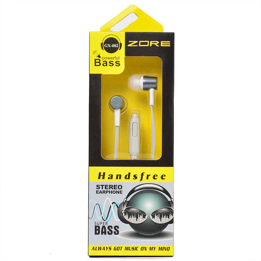 Zore GX-082 Mp3 Stereo Kulaklık Gri