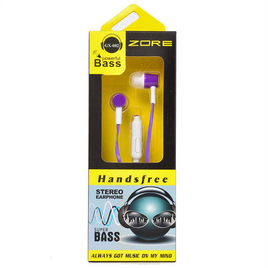 Zore GX-082 Mp3 Stereo Kulaklık Mor