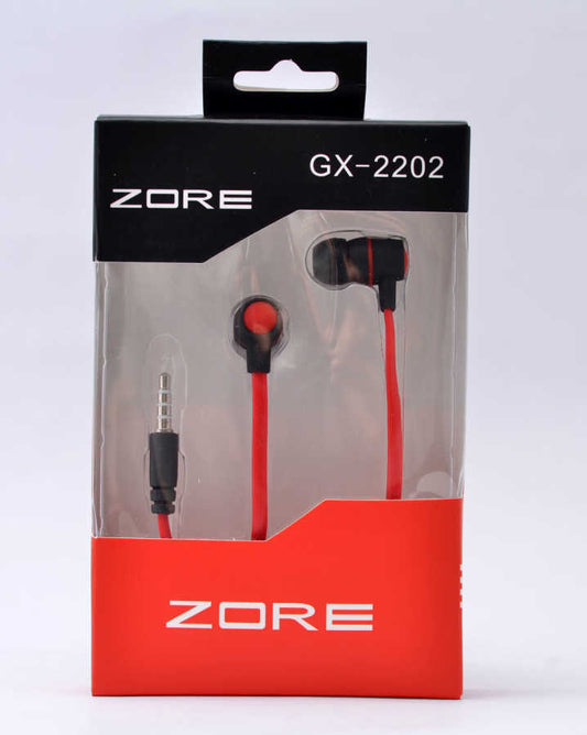 Zore GX-2202 Mp3 Kulaklık Kısa Kutulu Kırmızı