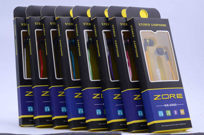 Zore GX-2202 Stereo Mp3 Kulaklık Uzun Kutulu Kırmızı