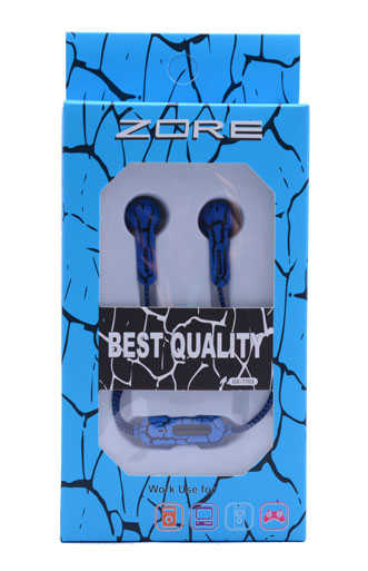 Zore GX-7703 Stereo Mp3 Kulaklık Mavi
