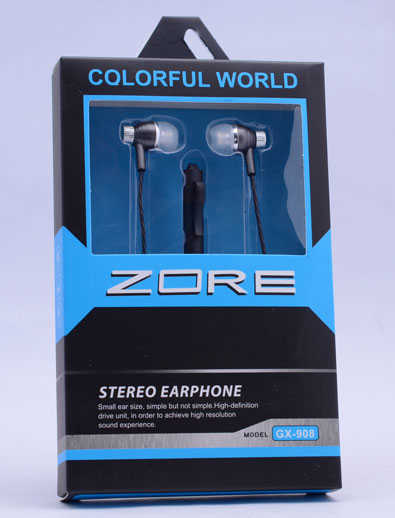 Zore GX-908 Mp3 Stereo Kulaklık Siyah
