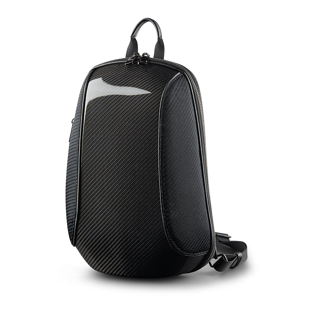Zore Karbon Fiber Detaylı 5 Bölmeli Çengel Kancalı Spor Sırt Çantası Siyah