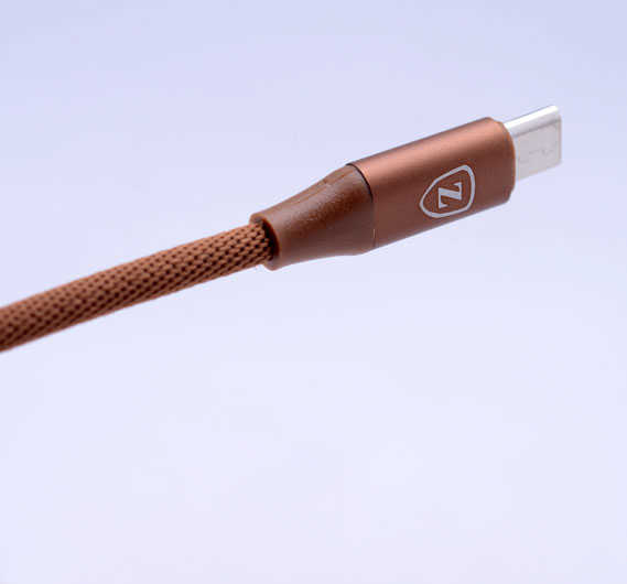 Zore Metal Uçlu 8600 Micro Usb Kablo Mavi