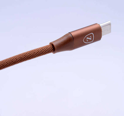 Zore Metal Uçlu 8600 Micro Usb Kablo Mavi