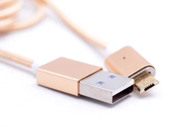 Zore Mıknatıslı 8600 Micro Usb Kablo Gold