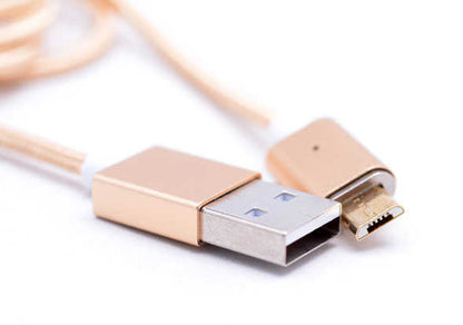 Zore Mıknatıslı 8600 Micro Usb Kablo Gold