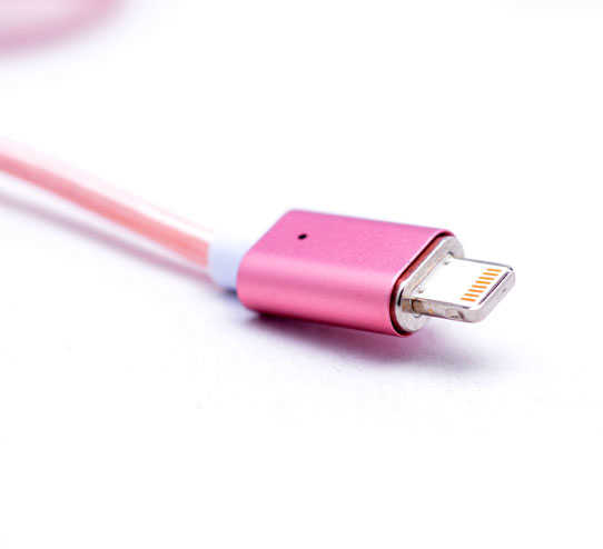 Zore Metal Manyetic Uçlu Lightning Usb Kablo Gri