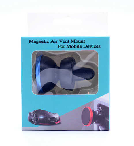 Zore New Magnetic Air Vent Mount Araç Telefon Tutucu Mavi