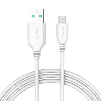 Zore Puma Serisi 2 in 1 Micro Araç Şarj Aleti Beyaz