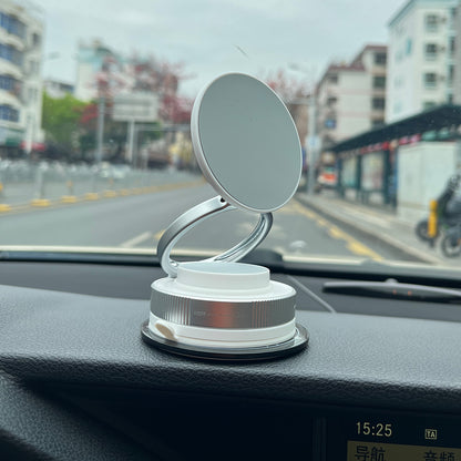 Zore T28 Vakum Özellikli 360 Derece Dönebilen Magnetik Telefon Tutucu Beyaz