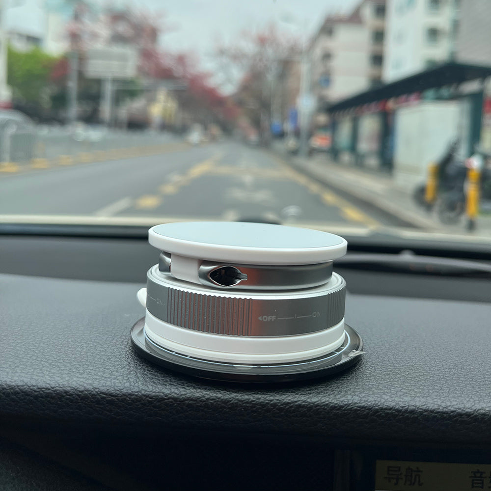 Zore T28 Vakum Özellikli 360 Derece Dönebilen Magnetik Telefon Tutucu Beyaz