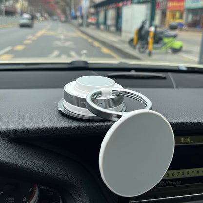 Zore T28 Vakum Özellikli 360 Derece Dönebilen Magnetik Telefon Tutucu Beyaz