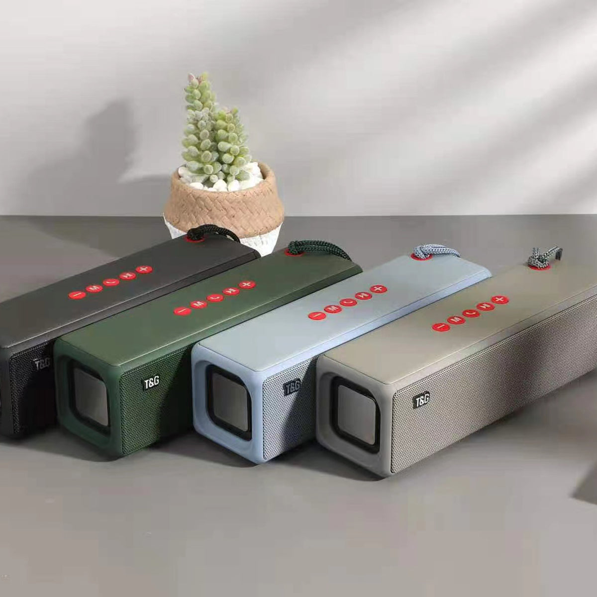 Zore TG271 İp Aksesuarlı FM Radyo Özellikli AUX USB Kart Okuyucu Portlu Bluetooth Hoparlör Speaker Siyah