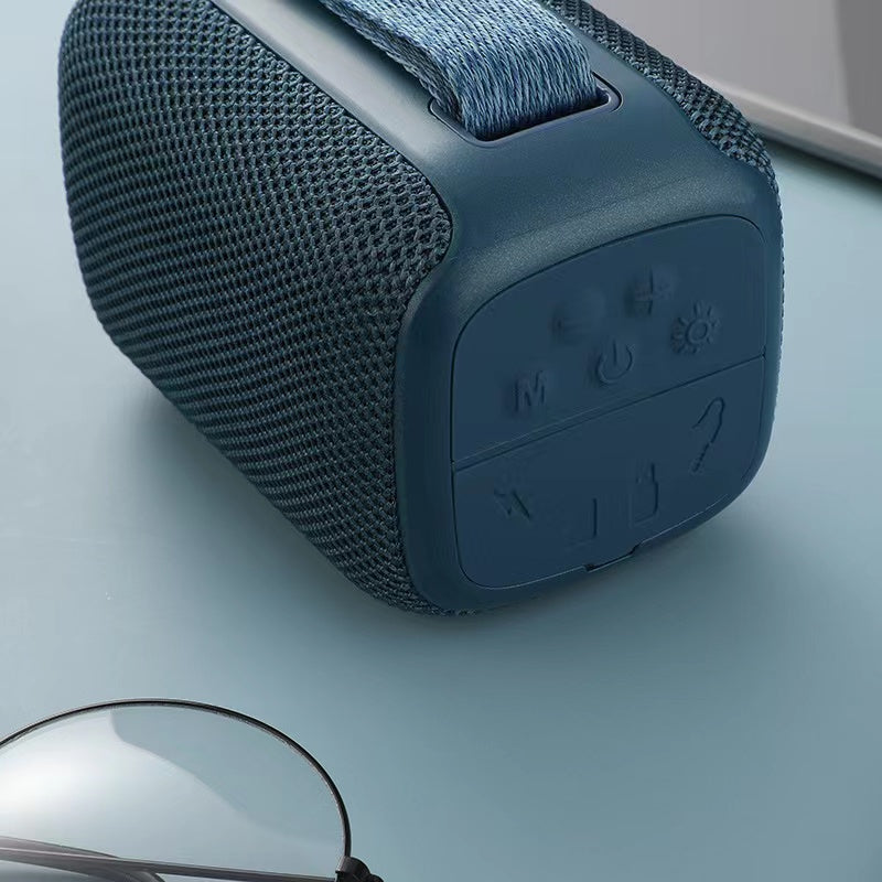 Zore TG339 Ayarlanabilir Renkli Işıklı El Askılı Bluetooth Hoparlör Speaker Siyah