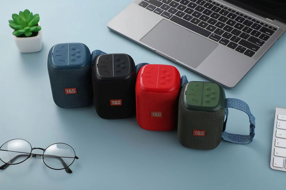 Zore TG339 Ayarlanabilir Renkli Işıklı El Askılı Bluetooth Hoparlör Speaker Siyah